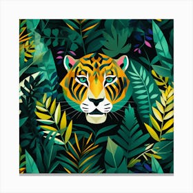 Jungle Tiger Canvas Print