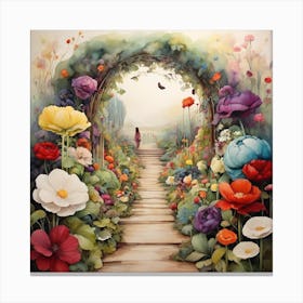 Garden Path 12 Canvas Print
