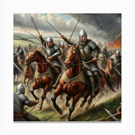 Battle Of St John'S Canvas Print