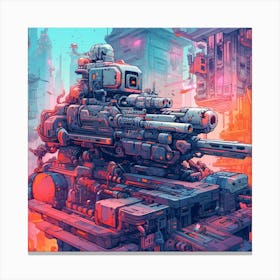 Futuristic City 3 Canvas Print