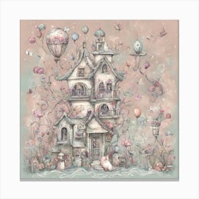 Fairy Tale House Canvas Print