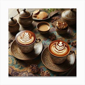 Coffee Latte Art 49 Canvas Print