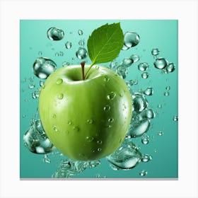 Green Apple Canvas Print
