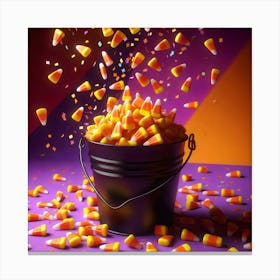 Candy Corn 1 Canvas Print