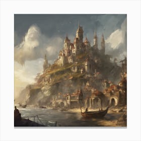 Fantasy Castle 69 Canvas Print