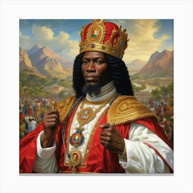 Black Royalty Canvas Print