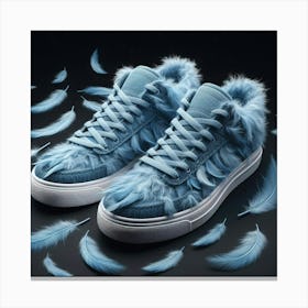 Blue shoes Canvas Print