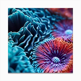 Close Up Of Colorful Flowers Canvas Print