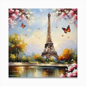 Paris Eiffel Tower 103 Canvas Print