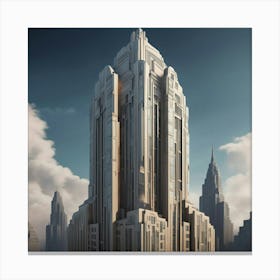Futuristic Skyscraper 3 Canvas Print