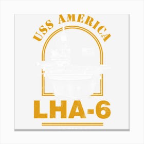 Lha 6 Uss America Canvas Print