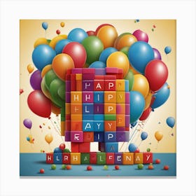 Happy Birthday Canvas Print