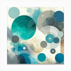 Abstract Circles Canvas Print Canvas Print