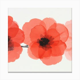 Red Poppies Canvas Print