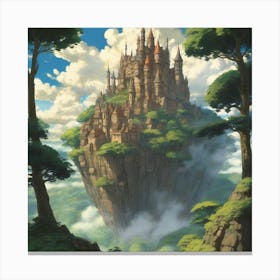 Castle In The Sky Canvas Print