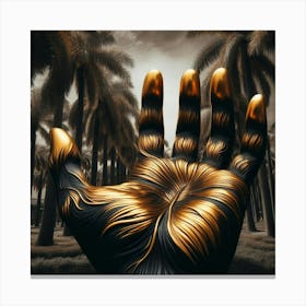 Palm Tree Hand Canvas Print