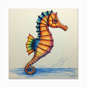 Seahorse 1 Canvas Print