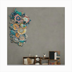 Flowers In A Room Canvas Print