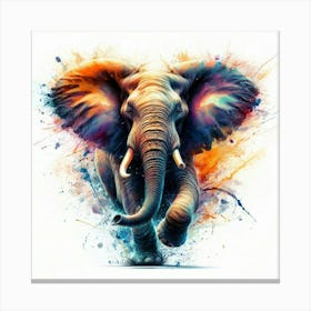 Elephant Painting 5 Canvas Print