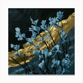 Blue Flowers Canvas Print