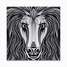 Lion Head 1 Canvas Print