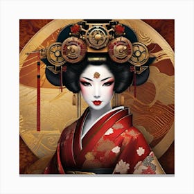 Geisha 153 Canvas Print