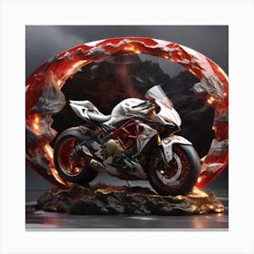 Ducati Superbike Canvas Print