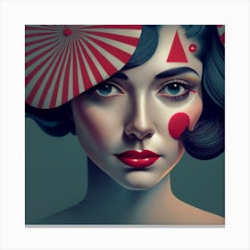 Clown Painting Canvas Print