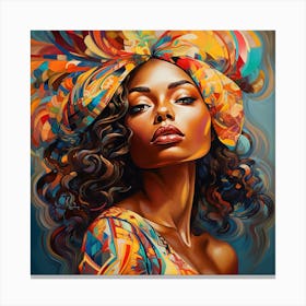 African Woman 73 Canvas Print