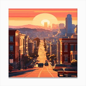 San Francisco Cityscape Canvas Print