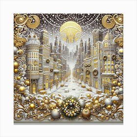 Christmas City 2 Canvas Print