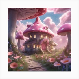 522423 Masterpiece, Dream Forest, Summer Pink Mushroom Ho Xl 1024 V1 0 1 Canvas Print