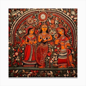 Krishna By Rajesh Canvas Print