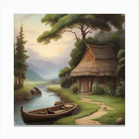 River side Canvas Print