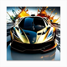 Supercar Canvas Print