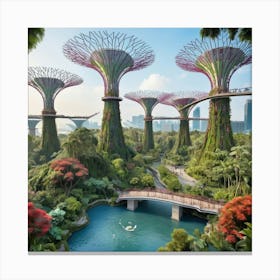 Gardens By The Bay 2 Canvas Print