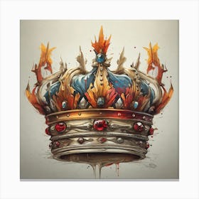 Default Crown Art Design 0 Canvas Print