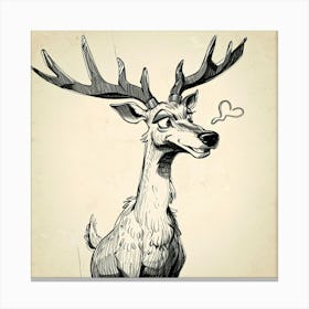 Deer! 22 Canvas Print