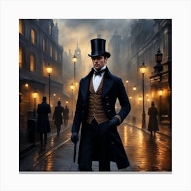 Man In the Top Sherlock Homes Canvas Print