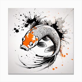 Koi Fish Canvas Print