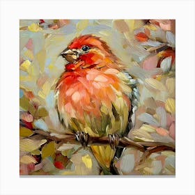 Bird On A Branch 2 Canvas Print