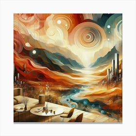 Abstract Painting 40 Canvas Print