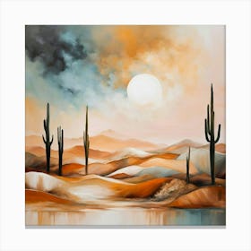 Desert Sunset Canvas Print