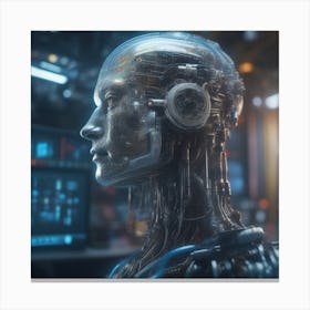 Cyborg 50 Canvas Print