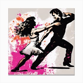 Tango Dancers Canvas Print