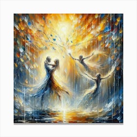 Dance In The Rain Canvas Print