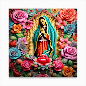 Virgin Of Guadalupe 4 Canvas Print