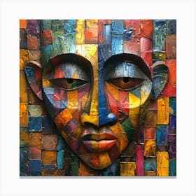 African Face Canvas Print