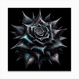 Black Rose 3 Canvas Print