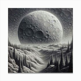 Moonscape Canvas Print